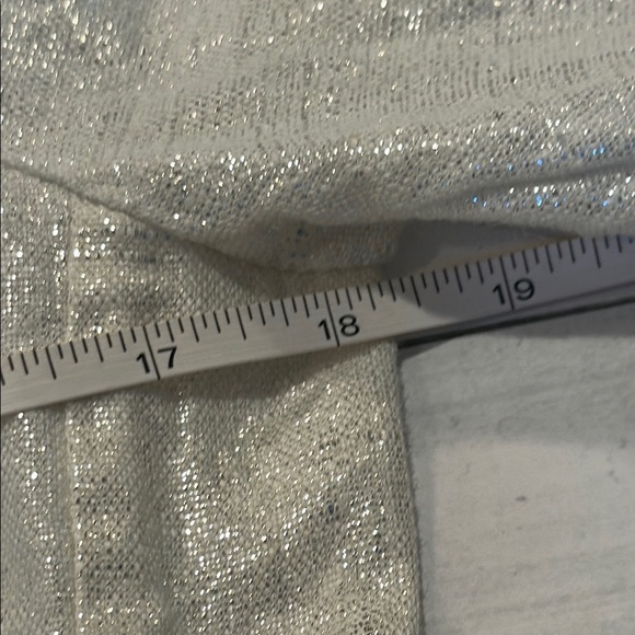 J Crew Sz 2 VTG Silver Metallic Blazer • 100% Linen - Picture 8 of 10